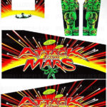 Attack From Mars – Pinball Cabinet Decals Set