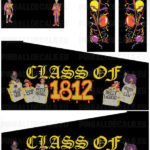 Class of 1812 – Pinball Cabinet Decals Set