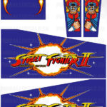 Street Fighter II – Pinball Cabinet Decals Set