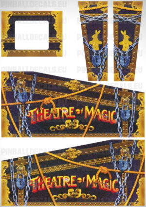 Theatre of Magic – Pinball Cabinet Decals Set