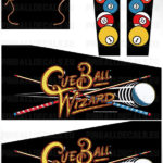 Cue Ball Wizard – Pinball Cabinet Decals Set