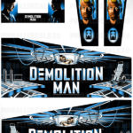 Demolition Man – Pinball Cabinet Decals Set