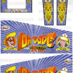 Dr Dude – Pinball Cabinet Decals Set