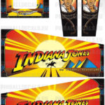 Indiana Jones: The Pinball Adventure – Cabinet Decals Set
