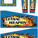 Lethal Weapon 3 – Pinball Cabinet Decals Set