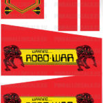 Robo War – Pinball Cabinet Decals Set