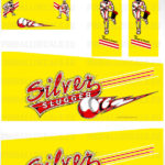 Silver Slugger – Pinball Cabinet Decals Set