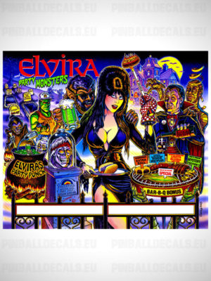 Elvira and the Party Monsters – Pinball Translite