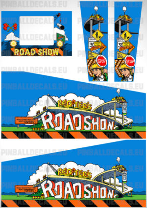 Road Show – Pinball Cabinet Decals Set