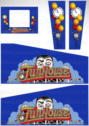 Funhouse – Pinball Cabinet Decals Set