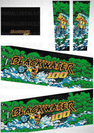 Black Water 100 – Pinball Cabinet Decals Set