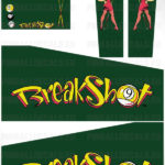 Breakshot – Pinball Cabinet Decals Set