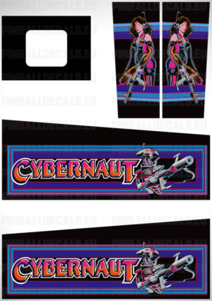 Cybernaut – Pinball Cabinet Decals Set