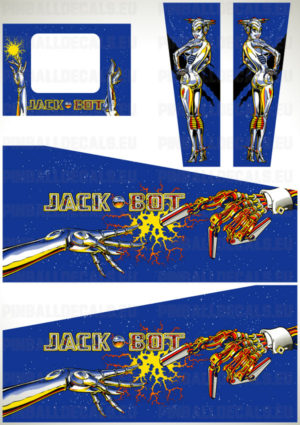 Jack-Bot – Pinball Cabinet Decals Set