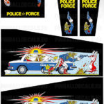 Police Force – Pinball Cabinet Decals Set