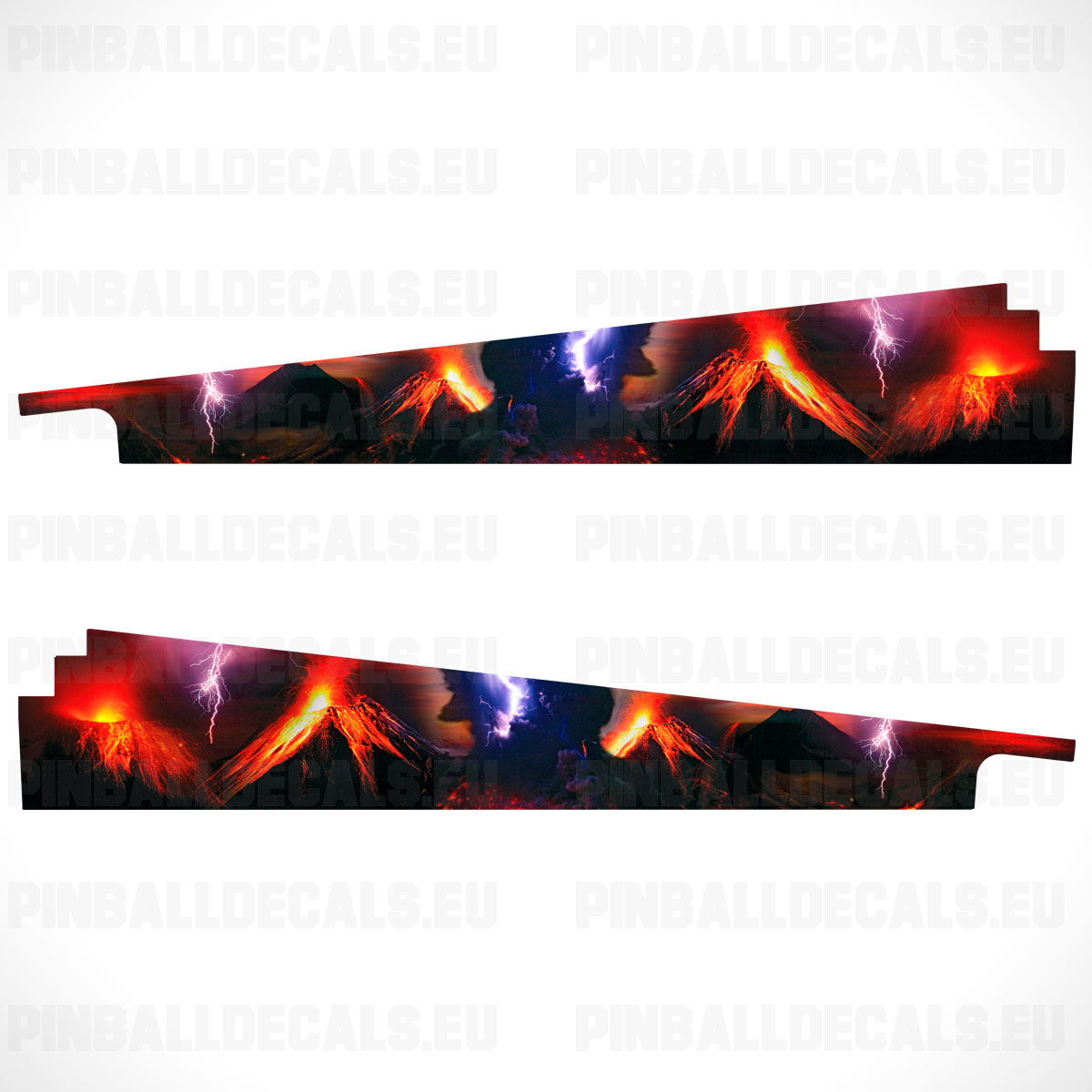 Lord of the Rings Pinball Machine Inside Decals Art Blades Side Pin Blades Flipper Game Sideboard Artwork