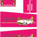 Car Hop – Pinball Cabinet Decals Set