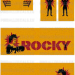Rocky – Pinball Cabinet Decals Set
