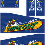 Wipe Out – Pinball Cabinet Decals Set