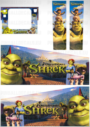 Shrek – Pinball Cabinet Decals Set