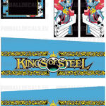 Kings of Steel – Pinball Cabinet Decals Set